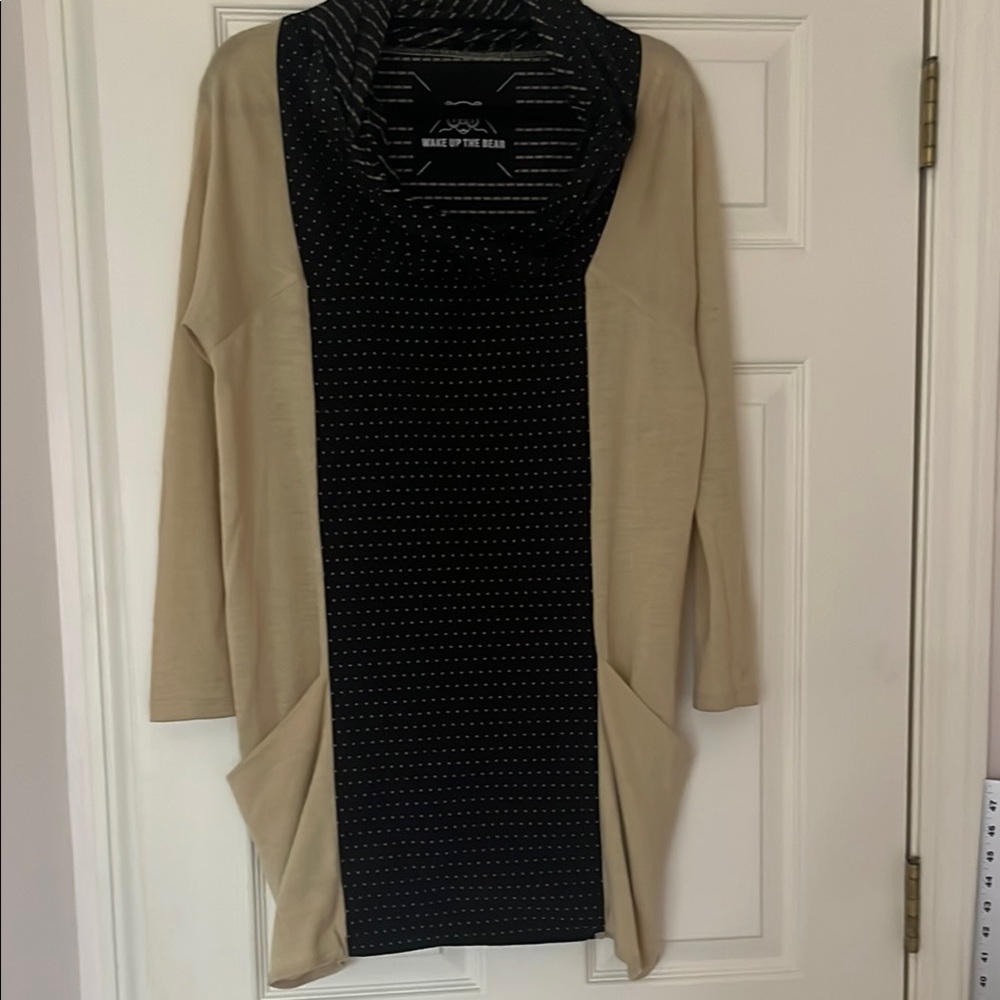 Beige and Black Polka Dot dress